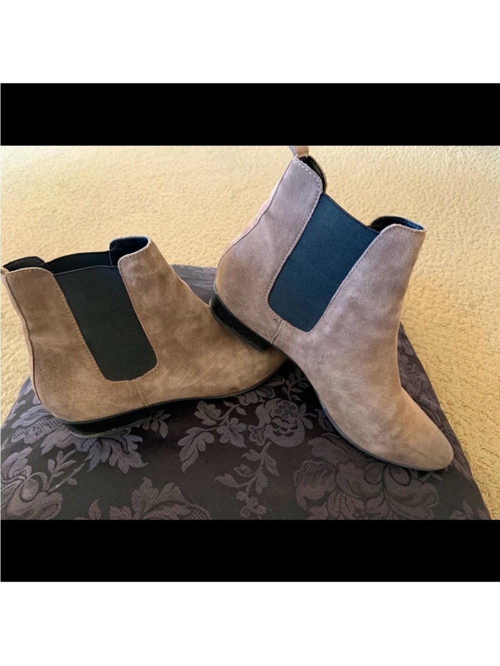 Suede Chelsea boots